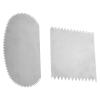 2 Pcs Serrated Scraper Crafts Tool Stainless Steel Pottery Clay Sculpture Scraper Ceramics Clay Sculpting Tools Kit for Sculpting Texturing Modeling view 1