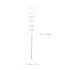100Pcs Abs Pearl Sticks for Bridal Wedding Bouquet, DIY Crafts, Party Supplies, Floral Arrangements, Corsage Accessories (White) view 2