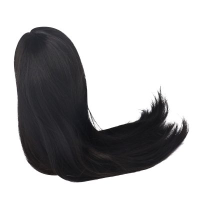 1/3 Ball Jointed Doll Wig Soft High Temperature Silk Doll Wig for Decoration (Black) Handcraft Materials