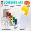 Bright Stripes iHeartArt Squeegee Art Kit for Kids - Easy to Use Squeegee Arts & Crafts Painting Set for Kids Ages 6+ with Paint, Paper, Stickers & Tools, Mess Free Coloring & Educational Art Supplies view 3