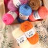 1 Skein Loren Silver, Metallic Sparkle Yarn for Knitting, Crochet, 100 Grams (3.5 oz), 195 Meters (213 Yards),%70 Micro Polyester%30 Metallic Glitter, Sheen Yarn, Dusty Pink - RS0062 view 3