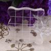 Transparent Clear Acrylic Block Pad , Acrylic Mounting Blocks for Clear Stamps , Acrylic Block Pad with Grid Lines for Art Crafts (5x5cm) , clear stamps acrylic blocks for stamps acrylic stamp block view 3