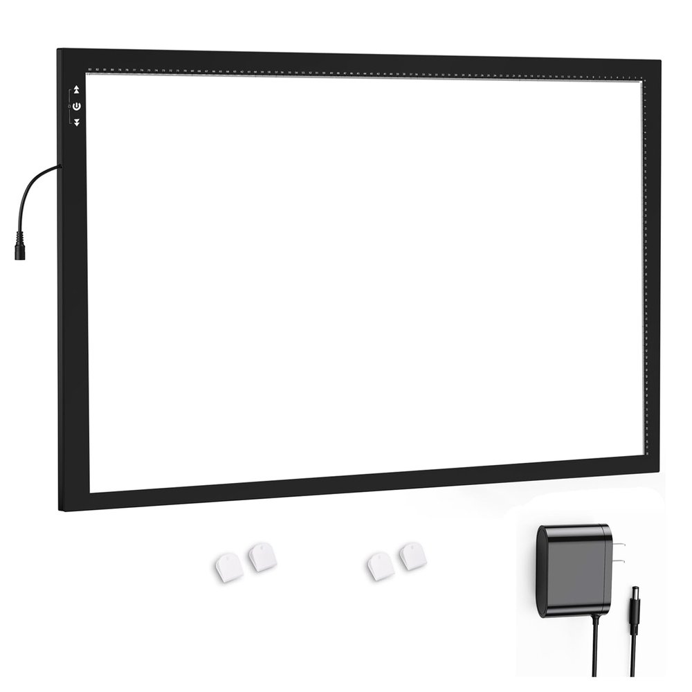 HSK A1 LED Artist tracing Light Box Copy Table, Adjustable High Brightness Light Pad for Tatto Drawing, Sketching, Animation,Diamond Painting Accessories