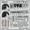 Eduard EDUSS789 1/72 Zoom Series Mitsubishi Ki-21-Ib Type 97 Heavy Bomber Etched Parts (for ICM), Plastic Model Parts view 1