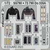 Eduard EDUSS790 1/72 Zoom Series Dornier Do335A Pupile Etched Parts (for Dragons) Plastic Model Parts view 1