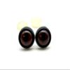 3dancraftit Plastic Safety Eyes with washers5/8" / 16mm 12 pcs Dark Brown EA44 view 1