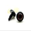 3dancraftit Plastic Safety Eyes with washers5/8" / 16mm 12 pcs Dark Brown EA44 view 3