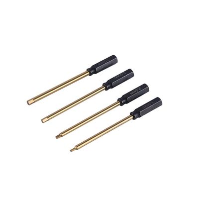 RC helicopter aircraft parts 4pcs Durable Alloy Steel Metal 1.5 2.0 2.5 3.0 4.0 5.5 7.0 8.0mm Metal Hexagonal Wrenches Screw drivers Tools Kit for RC Models Replaceable accessories ( Color : YZ-I033 )