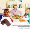 EXCEART 6pcs DIY Scrapbook Wooden Stamp Block Stamps for Scrapbooking for Greeting Cards Envelopes Diaries view 4