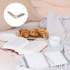 METALLIXITY Book Corner Protector(15mm/0.59") 30Pcs, Metal Decorative Edge Cover - for Album Menus Diary Case Box, Silver Tone view 3