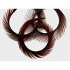 Goose Biots Feathers - 15 Pcs. Loose Milk Chocolate Brown - 6-9" view 3