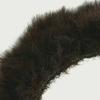 50 Pcs Turkey Blood Quill Strung - Turkey Marabou Feathers - Dark Brown - 4"+ view 1