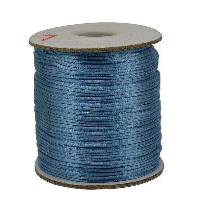 HZLXF1 60m 1.5mm Cotton Cord Nylon Thread Braided Knot Rope Rope DIY Bead Bracelet Jewelry Making (Size : 8)
