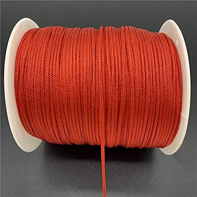 HZLXF1 10yards/Lot 0.5mm Nylon Cord Thread Knot Macrame Cord Bracelet Braided String DIY Tassels Beading (Color : 08)