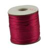 HZLXF1 35m 2mm Jewelry Making Accessories Cotton Cable Nylon Thread Braided Cable Knot String DIY Bead Chain Bracelet (Size : Deep Rose red) view 1