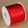 HZLXF1 35m 2mm Jewelry Making Accessories Cotton Cable Nylon Thread Braided Cable Knot String DIY Bead Chain Bracelet (Size : Deep Rose red) view 2