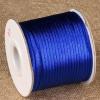 HZLXF1 35m 2mm Jewelry Making Accessories Cotton Cable Nylon Thread Braided Cable Knot String DIY Bead Chain Bracelet (Size : Deep Rose red) view 4