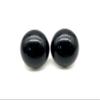 3dancraftit Plastic Safety Eyes with washers for Amigurumi Puppet Animal Crochet Stuffed Eyes Crafts 1 1/8" / 28mm 8 pcs Black EB7 view 1