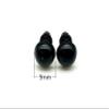 3dancraftit Plastic Safety Eyes with washers for Amigurumi Puppet Animal Crochet Stuffed Eyes Crafts 3/8" / 9mm 22 pcs Black EA86 view 2