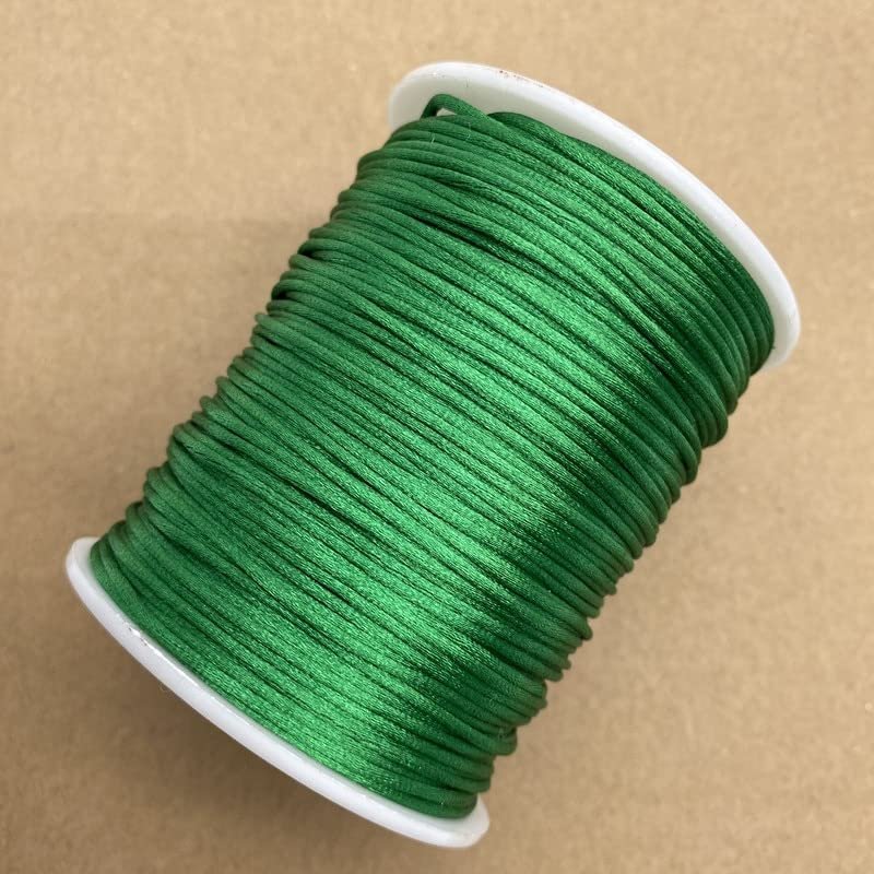 HZLXF1 1.0-2.0mm Nylon String Tassel Satin Rope Bracelet with Woven String DIY String Necklace Bracelets (Color : 05, Size : 1.0mm(100yards))