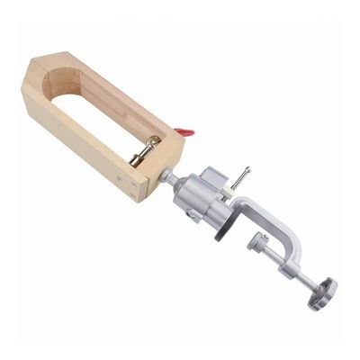 Leather Retaining Clip Rotate 360 Degrees Wooden Leather Stitching Fixed Clamp Sewing Tools DIY Leathercraft Tools