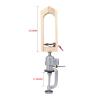 Leather Retaining Clip Rotate 360 Degrees Wooden Leather Stitching Fixed Clamp Sewing Tools DIY Leathercraft Tools view 4