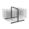 Tabletop Art Drying Rack for A3 Artwork/Paintings, Metal Steel Double Sided Wire Art Rack with 20 Flexible Shelves for Classrooms, Art Studios and Home Use, Black Powder Coated view 1