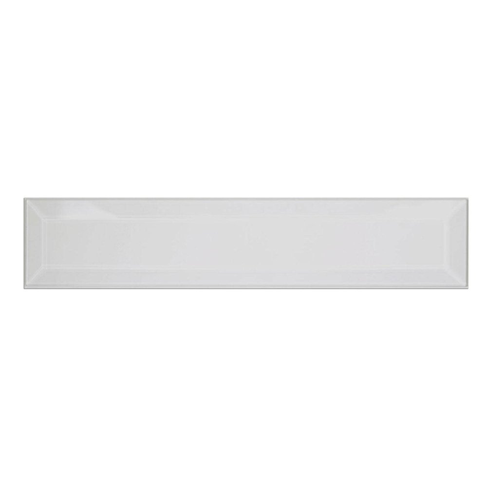 2" X 10" REC.Clear Glass Bevel 10 PK.