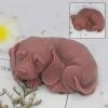 2Pcs Dog Silicone Soap Molds 3D Puppy Paw Bone Shape Silicone Fondant Mould Cute Dog Candle Soap Wax Epoxy Resin Mold Chocolate Candy Cake Baking Molds DIY Art Craft Cake Home Decor view 3