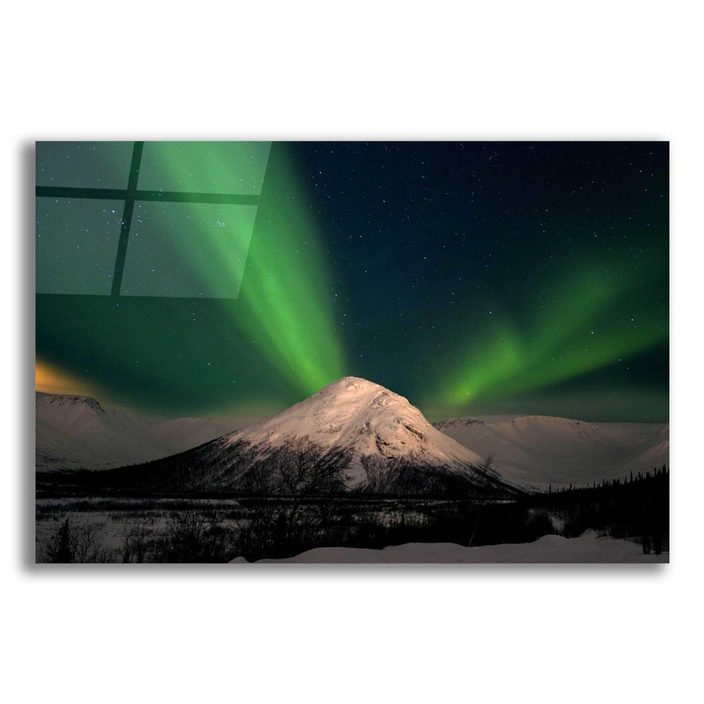 Epic Art 'Northern Lights 7' by Epic Portfolio, Acrylic Glass Wall Art, 16"x12"