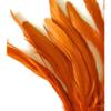 Rooster Tail Coque Feathers - Dyed Orange - 20 Pcs. - 6-8" view 2