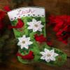 Bucilla Felt Applique 18" Stocking Making Kit, Blossoms and Birds, Perfect for DIY Arts and Crafts, 89554E view 2