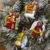 Bucilla Felt Applique 4 Piece Ornament Making Kit, Silent Night, Perfect for DIY Arts and Crafts, 89572E view 2