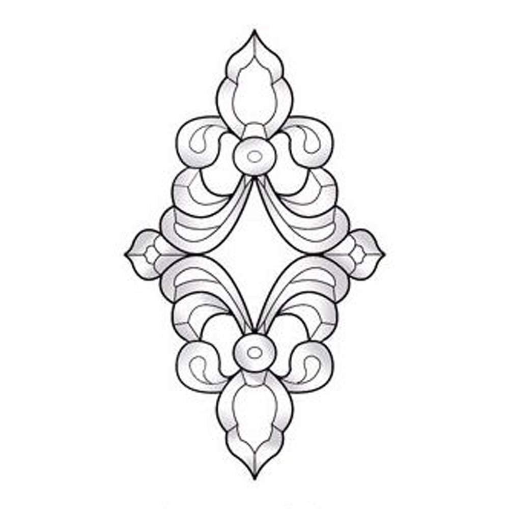 8"X12" Exquisite Clear Glass Bevel Cluster EC602