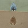 6-Seed Sunburst Border Leather Stamp, Stainless Steel Leather Stamping Tool, Zhong Jiang Leathercraft Stamp view 2