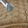 6-Seed Sunburst Border Leather Stamp, Stainless Steel Leather Stamping Tool, Zhong Jiang Leathercraft Stamp view 4