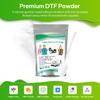 DTF Powder Hot Melt Adhesive Powder White 500g (17.6oz) DTF Transfer Powder for Sublimation, Compatible with Printhead ET-8550, ET8500, XP-15000, L1800 DTF Printers view 2
