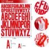 12 Sheets Alphabet Stickers, 12 Colors Self Adhesive Vinyl Letter Stickers Aesthetic, Waterproof Letter Sticker for Water Bottles, Door, Car, Scrapbooking, Poster, Cup view 2