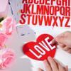 12 Sheets Alphabet Stickers, 12 Colors Self Adhesive Vinyl Letter Stickers Aesthetic, Waterproof Letter Sticker for Water Bottles, Door, Car, Scrapbooking, Poster, Cup view 3