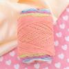 VICASKY Acrylic Cotton Yarn Hand Knit Rainbow Twist Thick Woolen Yarn for Hats Sweaters view 2