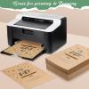 Fainne 200 Sheets 8.5 x 11 Inches Card stock Thick Paper Heavyweight Card Stock Printer Paper 250 GSM 92 lb Cover 170 lb Text for Invitations Menus Crafts DIY Projects(Brown) view 3