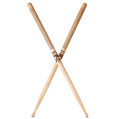 Vital Signs Personalized Engraved 5A Drumsticks Hickory Wood Tip Customized Drumsticks for Drums with Name or Text 1 Pair Wooden Drums sticks Gift for Musicians, Drummers, Bands (Flames)