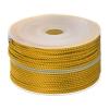 HARFINGTON 2pcs Twisted Nylon Twine Thread Beading Cord 2mm 13M/43 Feet Extra-Strong Braided Nylon String for Crafting Bracelets Jewelry Making, Goldenrod view 1
