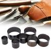 Hollow Punch Cutter Set 7pcs High Carbon Steel Leather Hole Punch Tool Set for DIY Leather Craft (Shapes Hollow Punch Cutter Tool) view 3