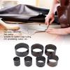 Hollow Punch Cutter Set 7pcs High Carbon Steel Leather Hole Punch Tool Set for DIY Leather Craft (Shapes Hollow Punch Cutter Tool) view 4
