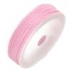 HARFINGTON Twisted Nylon Twine Thread Beading Cord 2mm 13M/43 Feet Extra-Strong Braided Nylon String for Crafting Bracelets Jewelry Making, Pink view 3