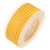 HARFINGTON Nylon Thread Twine Beading Cord 4mm Extra-Strong Braided Nylon Crafting String for Bracelets Jewelry Making DIY Crafts 3.2M/10.5 Feet, Golden view 3