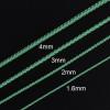 HARFINGTON Nylon Thread Twine Beading Cord 4mm Extra-Strong Braided Nylon Crafting String for Bracelets Jewelry Making DIY Crafts 3.2M/10.5 Feet, Golden view 4