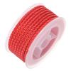 HARFINGTON Nylon Thread Twine Beading Cord 3mm Extra-Strong Braided Nylon Crafting String for Bracelets Jewelry Making DIY Crafts 4M/13 Feet, Red view 3