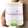 BOCHIKNOT Bulk Macrame Cord 4mm x 495yds - Single Strand Cotton Rope for Wall Hanging Plant Hanger - Crafts (Natural) view 1